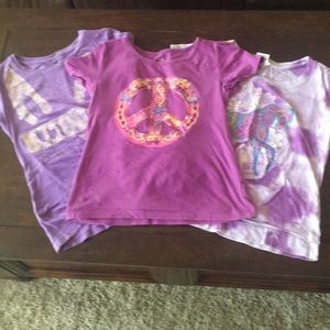 Lot of 3 girls short sleeve t-shirts size 10-12